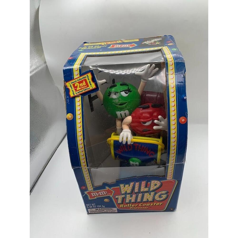 m m candy dispenser collectibles rollercoaster